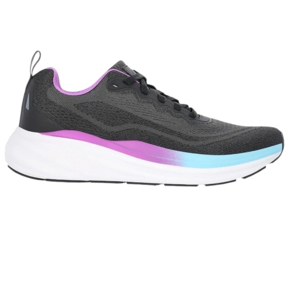 Women's Avia Black Performance Sneakers with Pink & Blue Accent